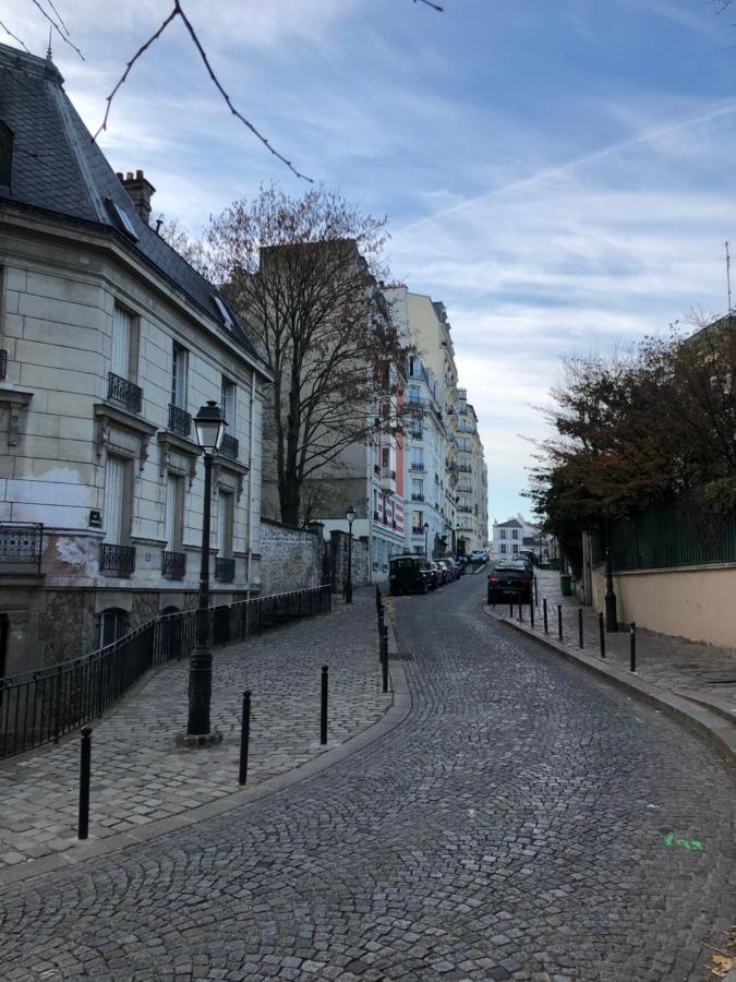 Rare Appartement D'Architecte En Haut De Montmartre Paris Eksteriør billede